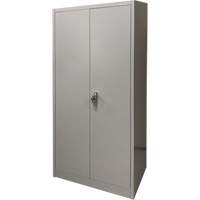 Armoire de rangement, Acier, 4 Tablettes, 66" h x 30" la x 15" P, Gris M & M Nord Ouest Inc