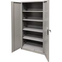 Storage Cabinet, Steel, 4 Shelves, 78" H x 36" W x 24" D, Grey M & M Nord Ouest Inc