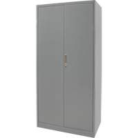 Hi-Boy Storage Cabinet, Steel, 4 Shelves, 72" H x 36" W x 18" D, Grey M & M Nord Ouest Inc
