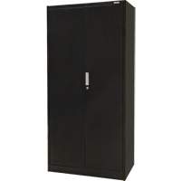 Armoire de rangement Hi-Boy, Acier, 4 Tablettes, 72" h x 36" la x 18" P, Noir M & M Nord Ouest Inc