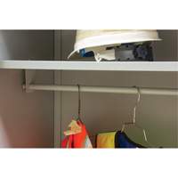 Armoire garde-robe, Acier, 36" la x 18" p x 72" h, Gris M & M Nord Ouest Inc