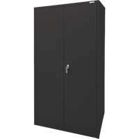 Storage Cabinet, Steel, 4 Shelves, 78" H x 36" W x 24" D, Black M & M Nord Ouest Inc