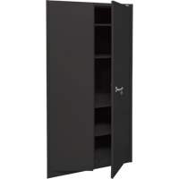 Storage Cabinet, Steel, 4 Shelves, 78" H x 36" W x 24" D, Black M & M Nord Ouest Inc