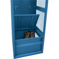 Casier pour &eacute;quipement, Acier, 24" la x 18" p x 72" h, Bleu fonc&eacute; M & M Nord Ouest Inc