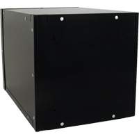 Stackable Cube Locker, 12" x 18" x 12", Steel, Black, Knocked Down M & M Nord Ouest Inc