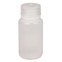 Bouteilles &agrave; large ouverture, Ronde, 2 oz, Plastique M & M Nord Ouest Inc