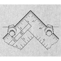 Fixations de calibre d'escalier pour équerres de charpente & équerres de charpentier HT644 | M & M Nord Ouest Inc