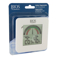 Hygrom&egrave;tres int&eacute;rieurs avec indicateur de confort BIOS, Contact, Num&eacute;rique, -58-158°F (-50-70°C) M & M Nord Ouest Inc