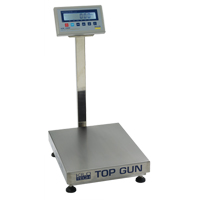 Top Gun Electronic Platform Scales, 18" L x 12" W, 150 lbs. Capacity M & M Nord Ouest Inc