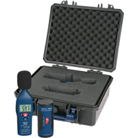 Sound Level Meter and Calibrator Kit, 30 - 130 dB Measuring Range M & M Nord Ouest Inc