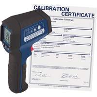Infrared Thermometer with ISO Certificate, -31°- 1202° F ( -35° - 650° C ), 12:1, Adjustable Emmissivity M & M Nord Ouest Inc