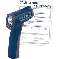 Infrared Thermometer with ISO Certificate, -25.6°- 752° F ( -32° - 400° C ), 12:1, Adjustable Emmissivity M & M Nord Ouest Inc