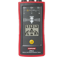 V&eacute;rificateur de l'ordre de phase et de la rotation des moteurs PRM-6 M & M Nord Ouest Inc