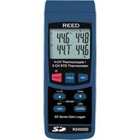 Thermom&egrave;tre &agrave; thermocouple pour enregistreur de donn&eacute;es avec certificat NIST M & M Nord Ouest Inc
