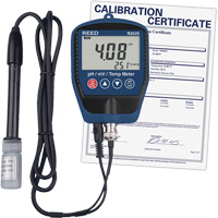 pH/mV-mètre avec température, comprend un certificat ISO IC872 | M & M Nord Ouest Inc