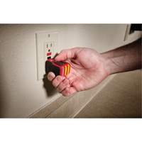 D&eacute;tecteur de tension et testeur de prise DDFT, 50 V - 1000 V, Alerte Affichage & son M & M Nord Ouest Inc