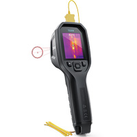Cam&eacute;ra d'imagerie thermique IR 24:1 avec laser Bullseye et thermocouple de type K, 160 x 120 pixels, -10° - 45°C (14° - 113°F), 70 mK M & M Nord Ouest Inc