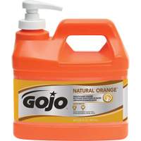 Natural Orange Hand Cleaner, Cream, 1.89 L, Pump Bottle, Citrus/Orange M & M Nord Ouest Inc