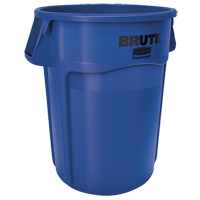 Brute&reg; Round Containers, Bulk, Polyethylene, 44 US gal. M & M Nord Ouest Inc