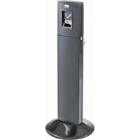 Stations pour fumeurs metropolitan, Sur pied, Acier inoxydable, Capacit&eacute; 1,6 gal. US, Hauteur 42-4/5" M & M Nord Ouest Inc