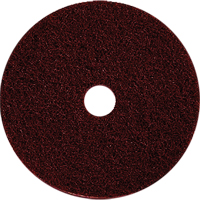 Tampons pour l'entretien des planchers, 17", D&eacute;capant, Brun M & M Nord Ouest Inc