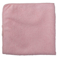 Chiffon de nettoyage pour travaux l&eacute;gers, Microfibre, Rouge M & M Nord Ouest Inc