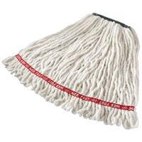 Web Foot&reg; Shrinkless Wet Mop, Antimicrobial, Yarn, 20 oz., Loop Style M & M Nord Ouest Inc
