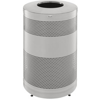 Classics Open Top Decorative Waste Bin, Stainless Steel, 51 US gal. Capacity M & M Nord Ouest Inc