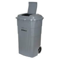 Roll Out Garbage Bin, Polyethylene, 65 US gal. M & M Nord Ouest Inc