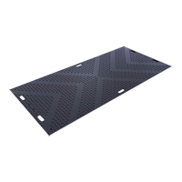 Protecteur de sol LibertyMat d'usage moyen, 4' x 8', Poly&eacute;thyl&egrave;ne haute densit&eacute;, Textur&eacute;, Noir M & M Nord Ouest Inc