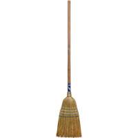 Industrial Corn Broom, 3-String, Wood Handle M & M Nord Ouest Inc