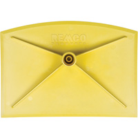 Food Hygiene Scraper, Yellow, 8" W x 11-1/4" L M & M Nord Ouest Inc