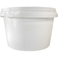 Pail with Lid, Plastic, 1.03 gal. M & M Nord Ouest Inc