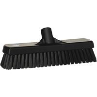 Balai-brosse pour planchers et mur, Crins Ferme, 12", Polyester, Noir M & M Nord Ouest Inc