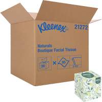 Papiers-mouchoirs Naturals Boutique* de Kleenex, 2 pli, 7,8" lo x 8,3" la, 95 feuilles/boîte M & M Nord Ouest Inc