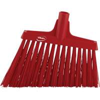 T&ecirc;te de balai oblique, Crins Extra-ferme, 12", Polyester, Rouge M & M Nord Ouest Inc