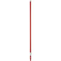 Manche de brosse pour plateforme, Brosse/Support &agrave; tampon, Rouge, T&eacute;lescopique, 62"-113" lo M & M Nord Ouest Inc