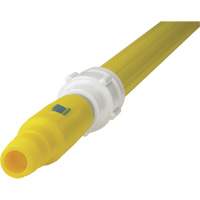 Deck Scrub Handle, Brush/Pad Holder, Yellow, Telescopic, 62"-113" L M & M Nord Ouest Inc