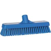 Brosse &agrave; r&eacute;curer pour planchers et murs, Crins Ferme, 12", Polyester, Bleu M & M Nord Ouest Inc