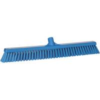 Balai-brosse &agrave; soies combin&eacute;es, Crins Cors&eacute;/Fin, 24", Polyester, Bleu M & M Nord Ouest Inc