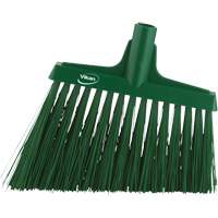 T&ecirc;te de balai oblique, Crins Extra-ferme, 12", Polyester, Vert M & M Nord Ouest Inc