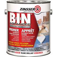 B-I-N&reg; Advanced Synthetic Shellac Based Primer, 3.78 L, Gallon, Tintable Bright White M & M Nord Ouest Inc