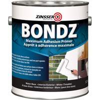 Bondz&reg; Maximum Adhesion Primer, 3.78 L, Gallon, White M & M Nord Ouest Inc