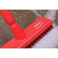 Brosse lave-pont aliment&eacute;e en eau, Crins Extra-ferme, 10-3/4", Polyester, Vert M & M Nord Ouest Inc