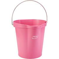 Food Hygiene Bucket, Pink, 3 US gal. M & M Nord Ouest Inc