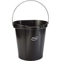 Food Hygiene Bucket, Black, 3 US gal. M & M Nord Ouest Inc
