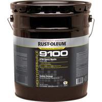 Base de mastic &eacute;poxy DTM du syst&egrave;me 9100, Orange s&eacute;curit&eacute;, 5 gal., Seau M & M Nord Ouest Inc