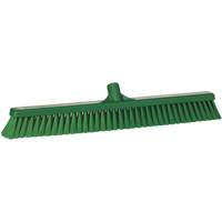 T&ecirc;te de balai-brosse pour petites particules, Crins Fin, 24", Polyester, Vert M & M Nord Ouest Inc