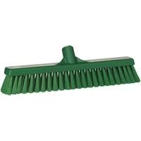 T&ecirc;te de balai-brosse pour petites particules, Crins Fin, 16-1/2", Polyester, Vert M & M Nord Ouest Inc