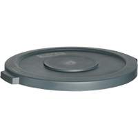 Waste Container Lid, Flat Lid, Plastic, Fits Container Size: 22" Dia. M & M Nord Ouest Inc